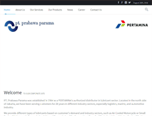 Tablet Screenshot of prabawaparama.com